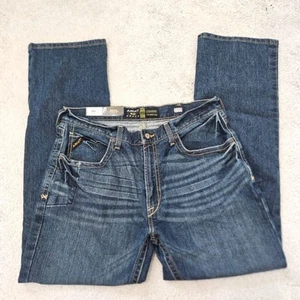 Ariat | Rebar M5 Edge Jeans Dritto Ironside Blu Rodeo Denim Nuovo con etichette, Uomo 36/32 - Foto 1 di 9