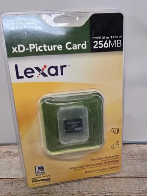 Fujifilm xD Picture Card M 256MB Camera Memory Card (Fits Olympus) - NEW SEALED - Image 1 of 4