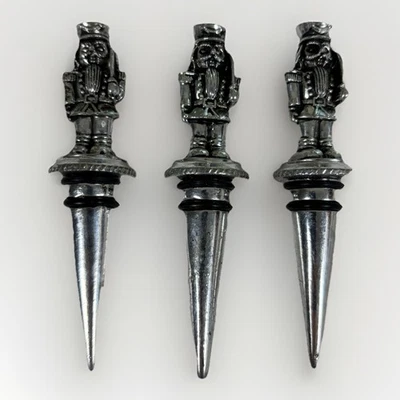 Lote de 3 tapones de botella de vino Cascanueces Soldado Foto 1 de 3