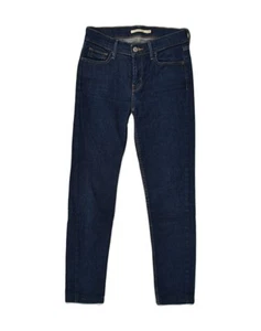 LEVI'S Womens 710 Super Skinny Skinny Jeans W27 L25 Navy Blue AN19 - Picture 1 of 4
