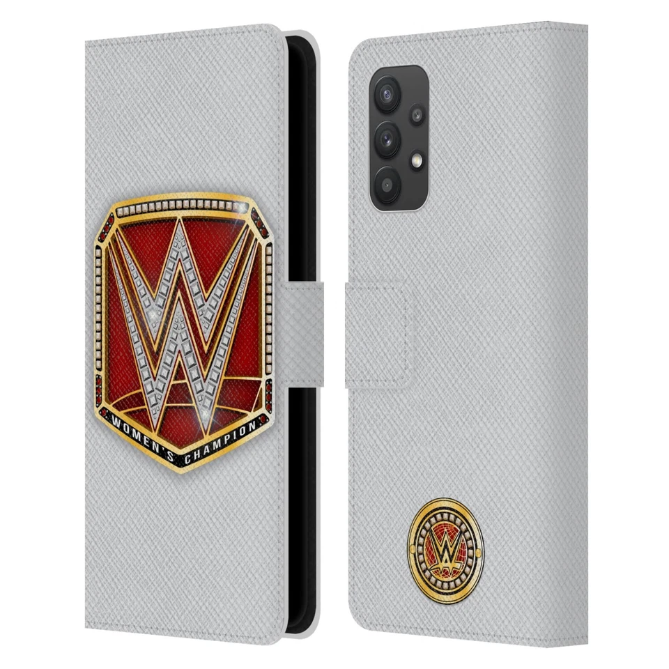 WWE TITLE BELTS LEATHER BOOK WALLET CASE FOR SAMSUNG PHONES 1 - Image 1 of 4