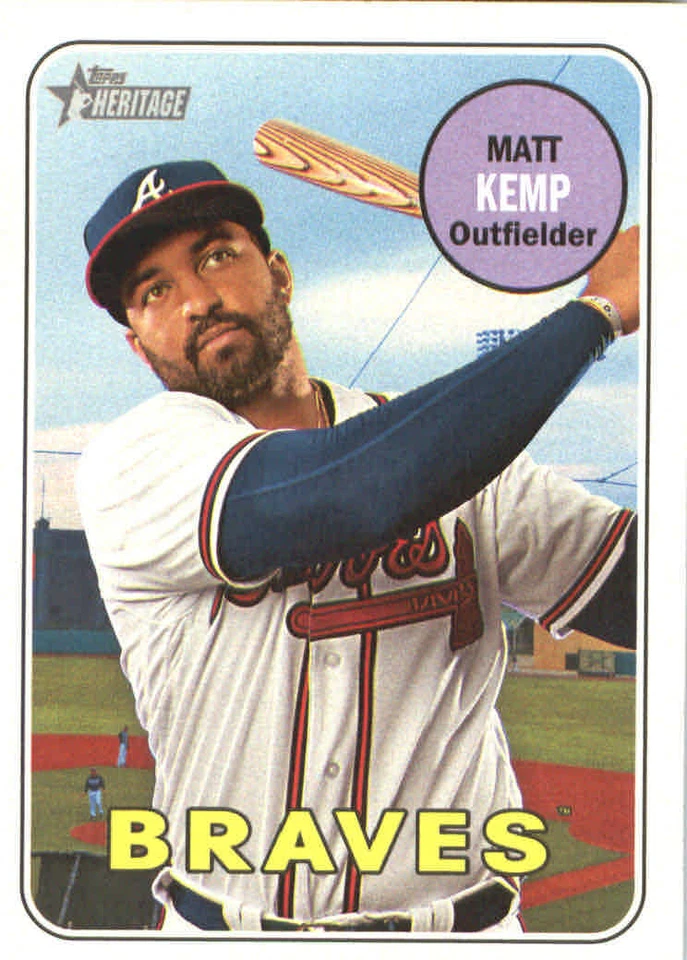 2018 Topps Heritage Baseball Part 2 Main Set Card #251-500 - Image 1 of 1