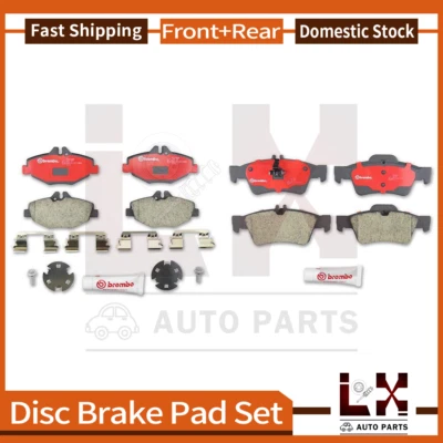 Juego de pastillas de freno delanteras y traseras Brembo cerámicas para Mercedes-Benz E350 2006 2007 2008 Foto 1 de 4