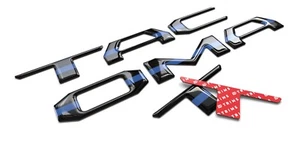 Blue Line 3D Domed Raised Letters Inserts fits Toyota Tacoma 2016-2023 Tailgate - Bild 1 von 1