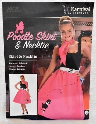 NEW Karnival Halloween Poodle Skirt & Necktie Costume Size XS  FREE SHIPPING - Image 1 of 4