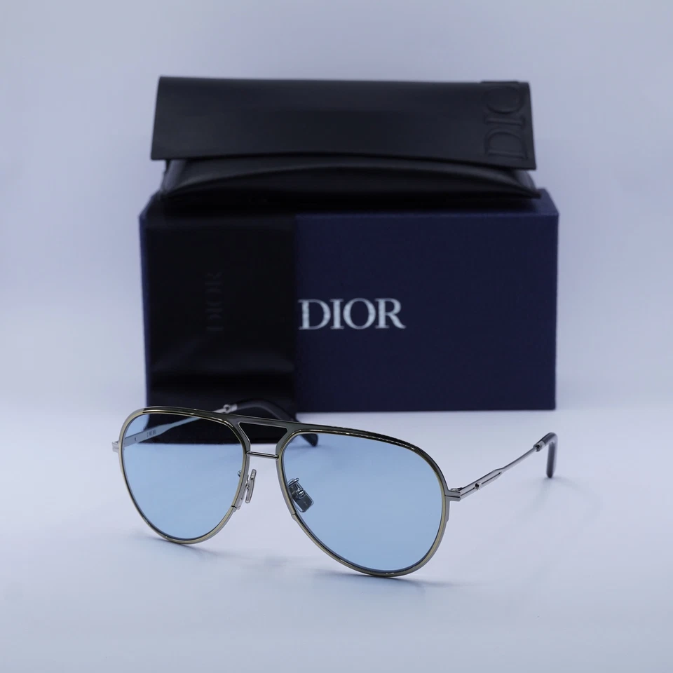 Dior DIORESSENTIAL A2U F0I8 Palladium/Blue Dior Pattern Photochromatic 60...