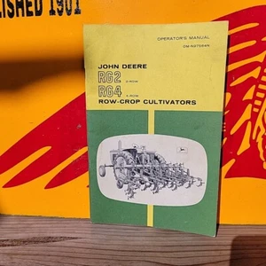 Manual de operador original OEM para cultivadores John Deere RG2 RG4 OM-N9756N - Imagen 1 de 4