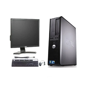 GAMING PC 1TB, 4GB DESKTOP CORE 2 DUO, 19" TFT MONITOR WINDOWS 10, NEW ATI GFX - Picture 1 of 6