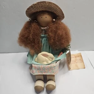 Lizzie High Ruth Anne Bowman 10" Sitting On Shelf Edge With Bunny Rabbit - Picture 1 of 12