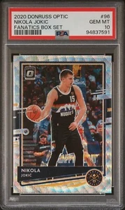 Juego de caja Donruss Optic Fanatics 2020 #96 Nikola Jokic PSA 10 - Imagen 1 de 2