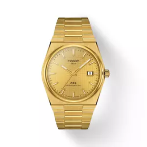 Tissot PRX Powermatic 80 Men's 40mm Gold Watch T137.407.33.021.00 - Picture 1 of 2