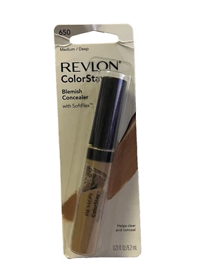 Revlon Colorstay Blemish Concealer with SoftFlex, 650 Medium/Deep, .2 fl oz, NOS - Image 1 of 2