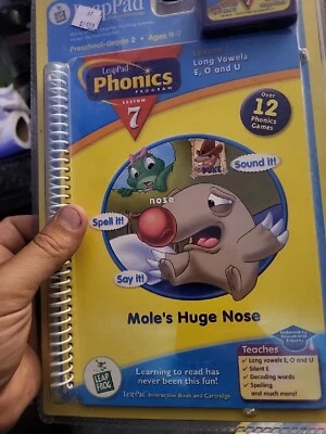 Leap Frog Leap Pad Phonics Program Lesson 7 Mole's Huge Nose New! - Image 1 of 2