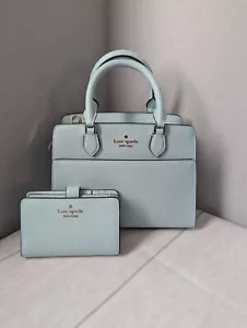 NWT Kate Spade Madison Small Satchel Crossbody & Medium Compact Bifold Wallet - Picture 1 of 8