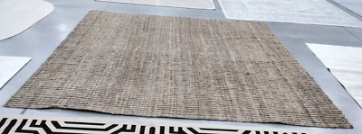 NATURAL 10' X 10' Square Loose Threads Rug, Reduced Price 1172735421 NF447A-10SQ - Image 1 of 4