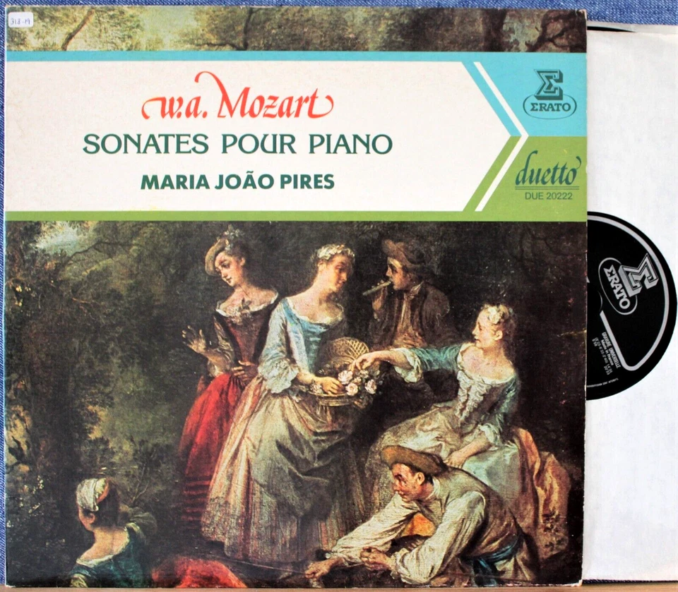 Pires. Mozart (Piano sonatas). Erato DUE 20222 (2). NM(-) Foto 1 de 1