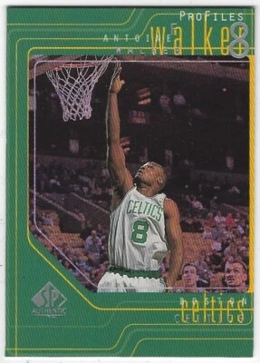 1997-98 SP AUTHENTIC ANTOINE WALKER PROFILES # P8 BOSTON CELTICS - Image 1 of 2