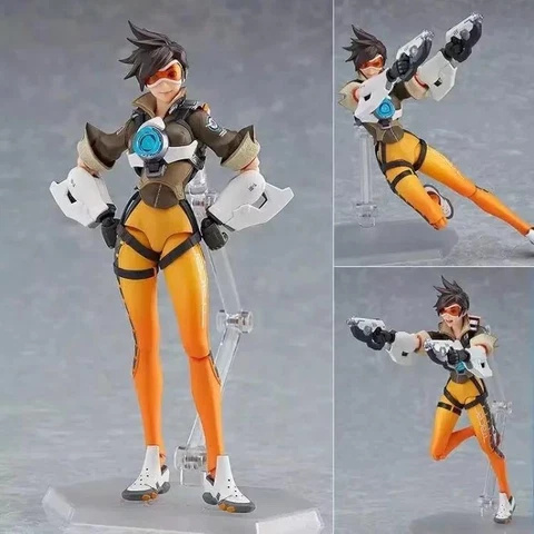 Anime Figma 352 Hunt Empty Overwatch Tracer Action Figure in box new Cover