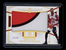 2022-23 Panini National Treasures Christian Koloko RC  Rookie Jumbo Patch /25