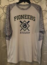 Wayland Baptist University Pioneers Baseball Shirt XL Badger Sport Grey #38