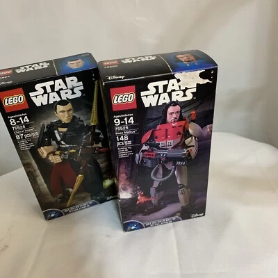 LEGO Star Wars - 75525 & 75524- Chirrut Inwe& Baze Malbus - New & Sealed In Box - Image 1 of 4