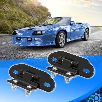 For Camaro Firebird 1982-1992 Billet Aluminum Rear Hatch Hinges Black Pair NEW - Image 1 of 4