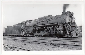 Pennsylvania Railroad ~ Engine PRR 6460 (2-10-4) ~ Vintage Real Photo Postcard - Picture 1 of 2