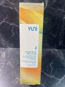 Yuni Glow with the Flow Refining Face & Body Scrub exfoliate 4 oz NEW - Picture 1 of 4