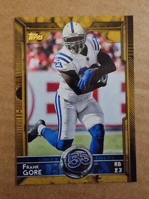 2015 Topps - Topp 60 Gold #354 Frank Gore /2015 - Image 1 of 2