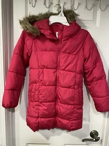 Gap Kids Puffer Winter  Parka Jacket Pink  Size Medium - Picture 1 of 4