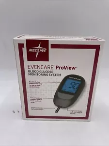 MEDLINE EVENCARE Proview BLOOD GLUCOSE MONITORING SYSTEM Free Shipping - Picture 1 of 9