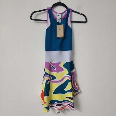 Vestido Tenis Nike Court Dri-Fit Slam Melbourne DR6852-301 Talla XS Azul #1 Foto 1 de 4