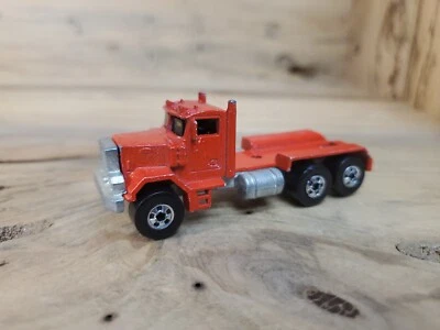 Hot Wheels 1979 6-Wheel Red Peterbilt Truck Tractor Semi Trailer Hauler S290 - Image 1 of 4