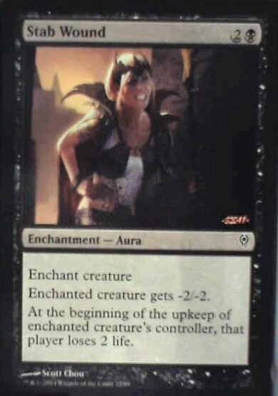 Stab Wound - Duel Decks: Jace vs. Vraska: #72, Magic: The Gathering Nm R27 - Image 1 of 1