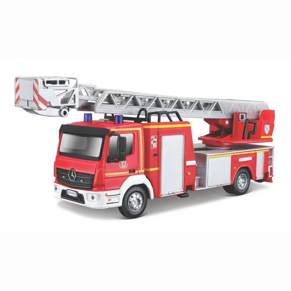 18-32018 Bburago - Camion Mercedes-Benz Atego - Vigili del Fuoco - 1:50 - Immagine 1 di 1