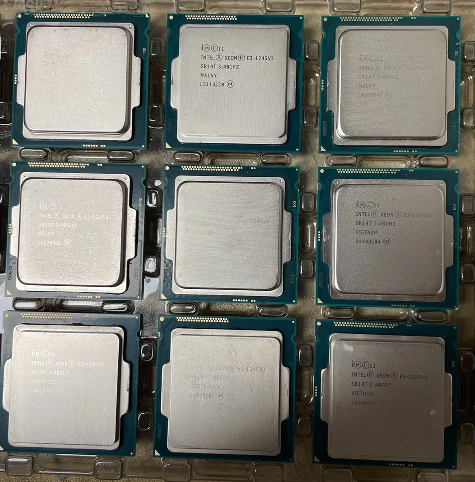 Intel Xeon E3-1245V3 3.40GHz 4 core 8 threads 8MB LGA-1150 CPU processor - Image 1 of 1