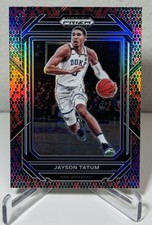 2023-24 Panini Prizm Draft Picks Jayson Tatum Venom Snakeskin Prizm SSP #51