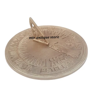 Grow Old Sundial Clock for Garden Yard Outdoor Home Decor Gift Friends, Couples - Picture 1 of 7