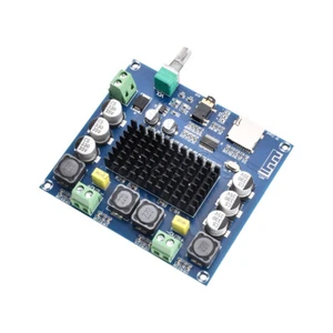 XH-A105 Bluetooth 5.0 TDA7498 Digital Amplifier Board 2x100W Stereo AMP TF - Picture 1 of 9