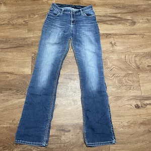Wrangler Shiloh No Gap Waistband Boot Cut Jeans Womens Size Measured Western - Picture 1 of 9