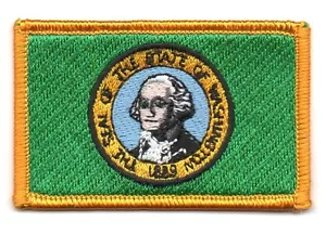 Parche bandera PATCH WASHINGTON ESTADOS UNIDOS AMERICA USA bordado termoadhesivo - Bild 1 von 1