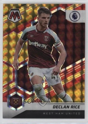 2021-22 Panini Mosaic Premier League Choice Red & Gold Prizm /88 Declan Rice #82 - Image 1 of 2
