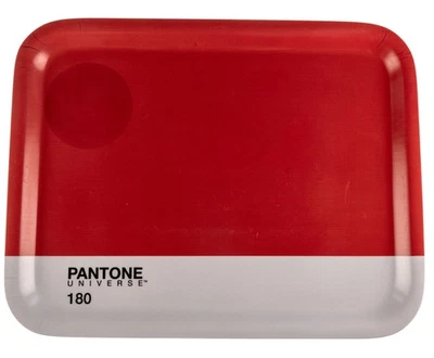 Pantone Universe 180 Lauan Wood Laminate Tray Red 14x11" Whitbread Wilkinson 1lb - Image 1 of 4