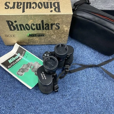 Nikon 8x30 Binoculars with Case and Manual Used Excellent Optics - Image 1 of 4