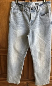 Vocom Young Men’s Jeans Relaxed Straight Wide Leg Size 30 - Picture 1 of 6