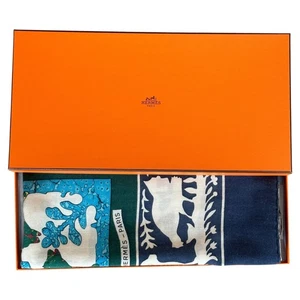 Early america - FOULARD HERMES 140 CACHEMIRE - Imagen 1 de 9