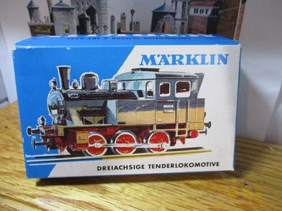 VINTAGE Märklin HO#3029 Steam Tank Locomotive DB 0-6-0 w/Original Box~NOT TESTED - Image 1 of 4