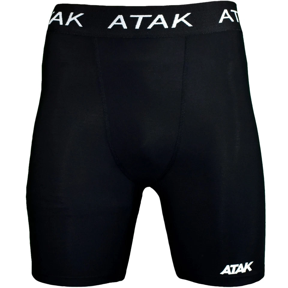 ATAK Mens Adults Sports Running Gym Base Layer Compression Bottoms Shorts - Image 1 of 1