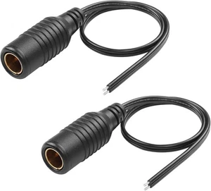 CERRXIAN 2PSC DIN Hella Male,12V 24V Replacement DIN Hella Cigarette Lighter,18A - Picture 1 of 6