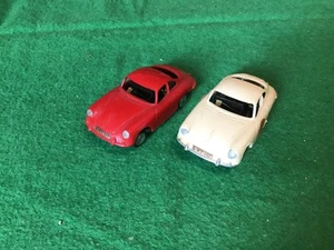 triang minic motorways 2X complete Porsche GT with working motors - Picture 1 of 4